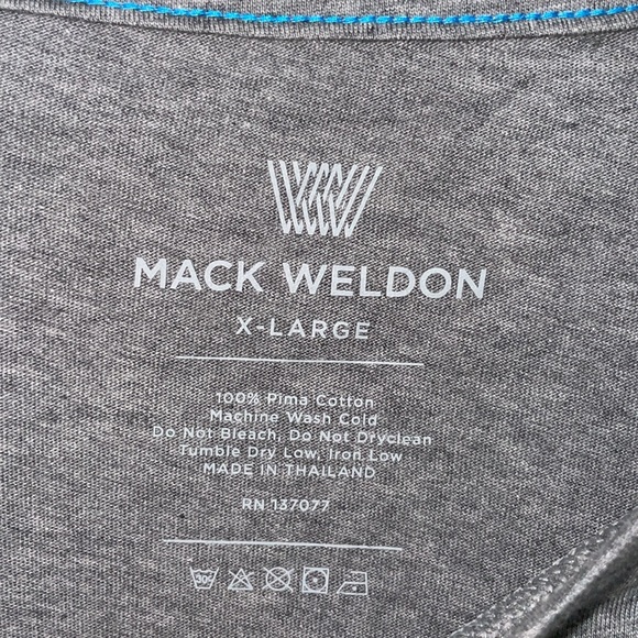 Mack Weldon SILVER Long Sleeve T-Shirt - Picture 5 of 5